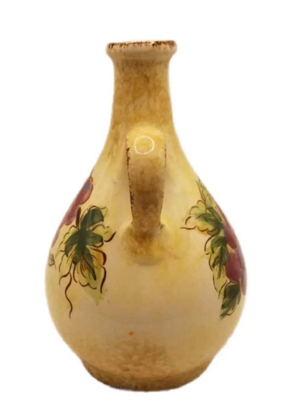 Fruition Hand Painted Fruit Themed Pitcher Vase